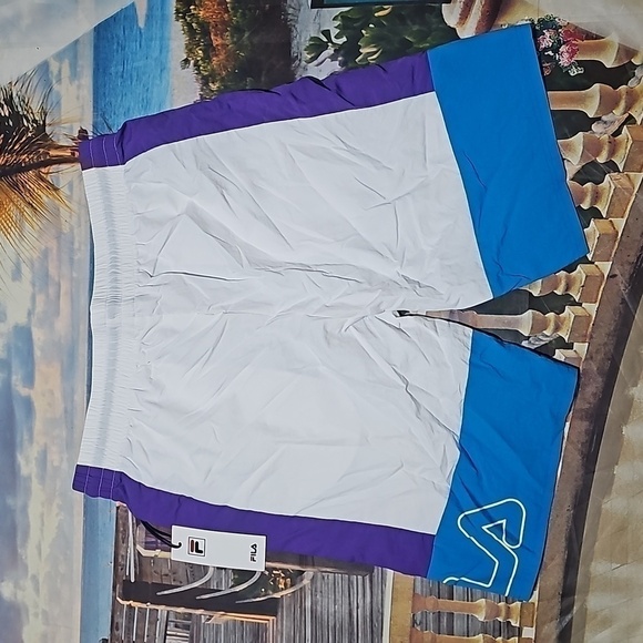 Fila Red White Blue Purple Shorts XL NWT - Picture 6 of 6